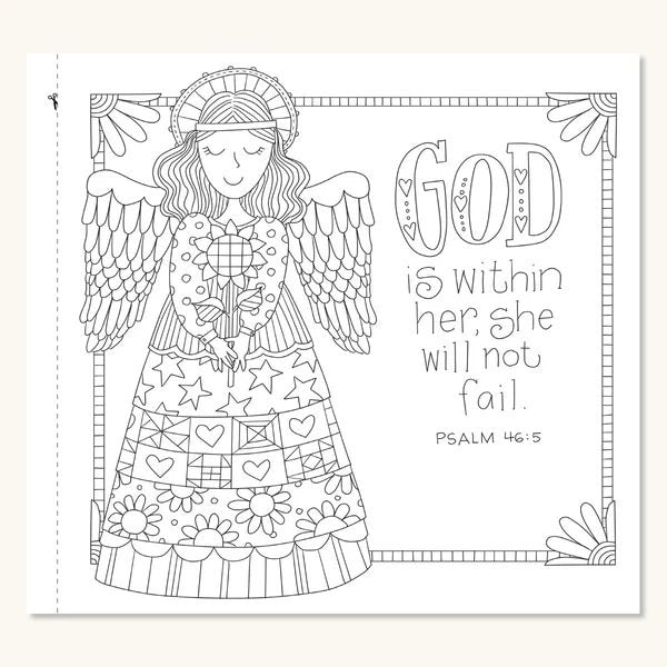 Book, Coloring - My Cup Runneth Over: Inspiring Psalms to Color