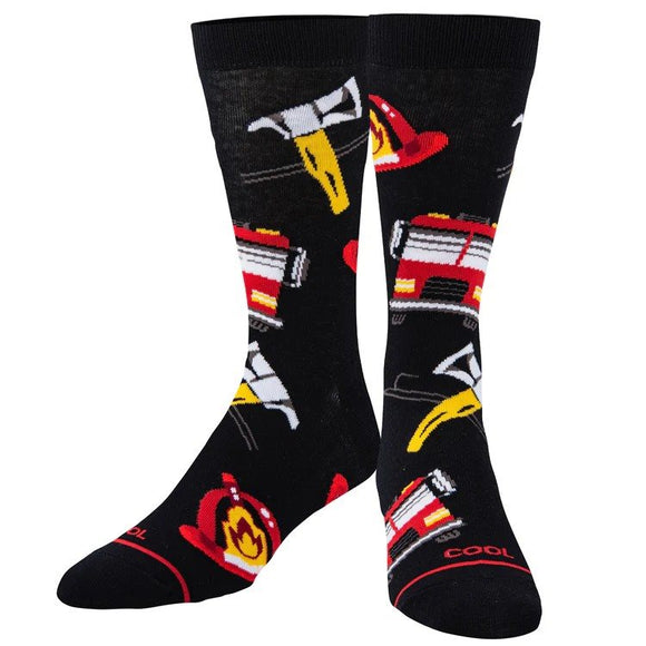 Cool Socks - Men's Socks - Firefighter