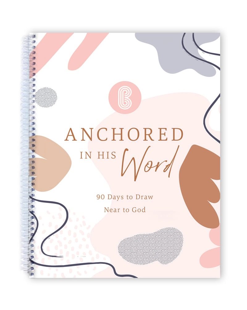 Spiral Book - Anchored in His Word: A 90 Day Devotional