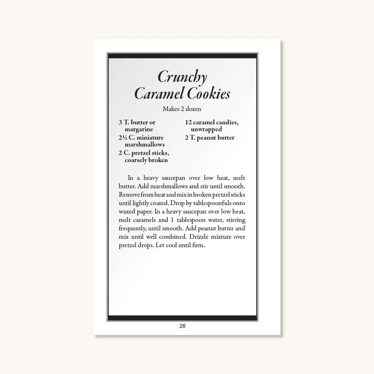 Cookbook - No Bake Cookies, Bars & Pies