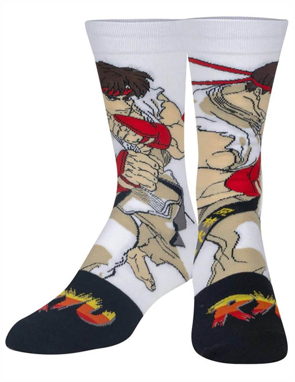 Cool Socks - Odd Sox - Men's Socks - Street Fighter Ryu