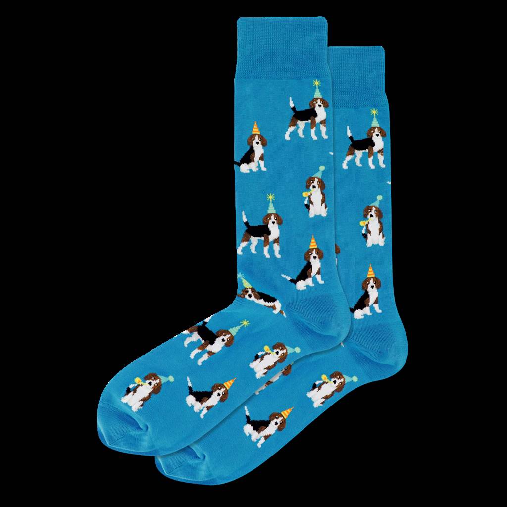 Men's Socks - Party Beagle