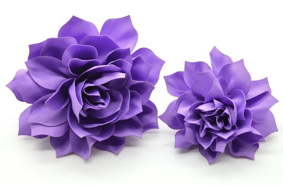 Dog Collar World - Fluffy Flower Purple