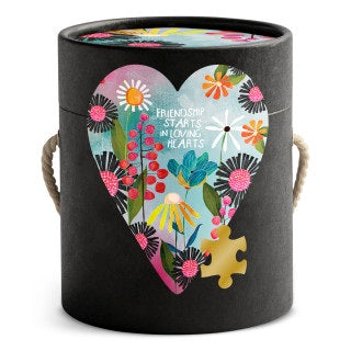 Collection: art-hearts<br/><br/>Friendship Art Heart Gift Puzzle