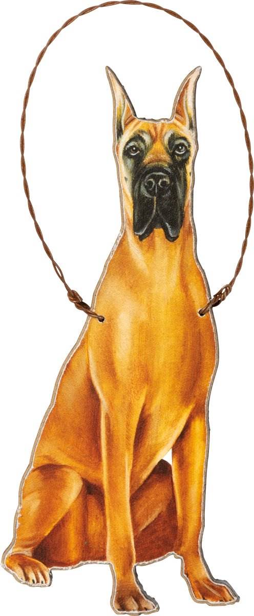 Wooden Ornament- Great Dane