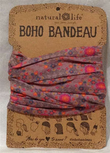 Boho Bandeau Pink Flower Stamp