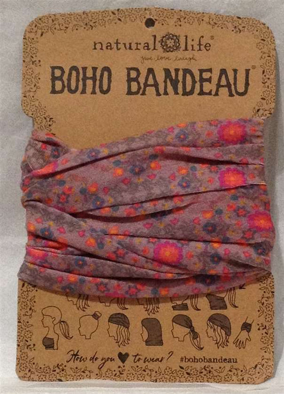 Boho Bandeau Pink Flower Stamp