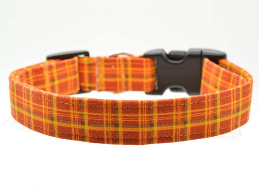 Dog Collar World - Fall Plaid Small