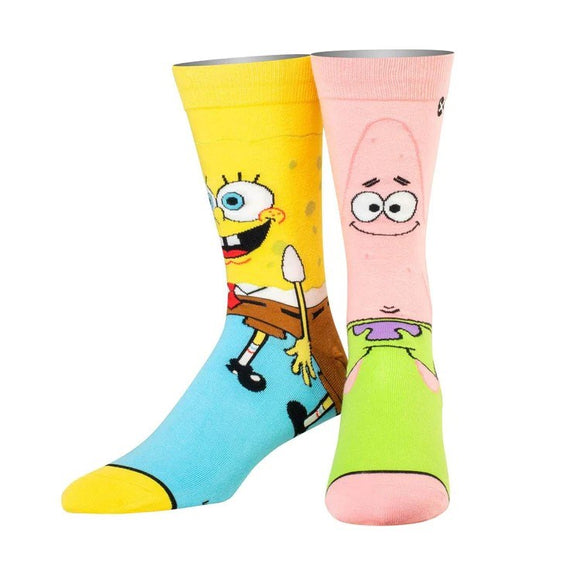 Cool Socks - Odd Sox - Men's Socks - Spongebob and Patrick