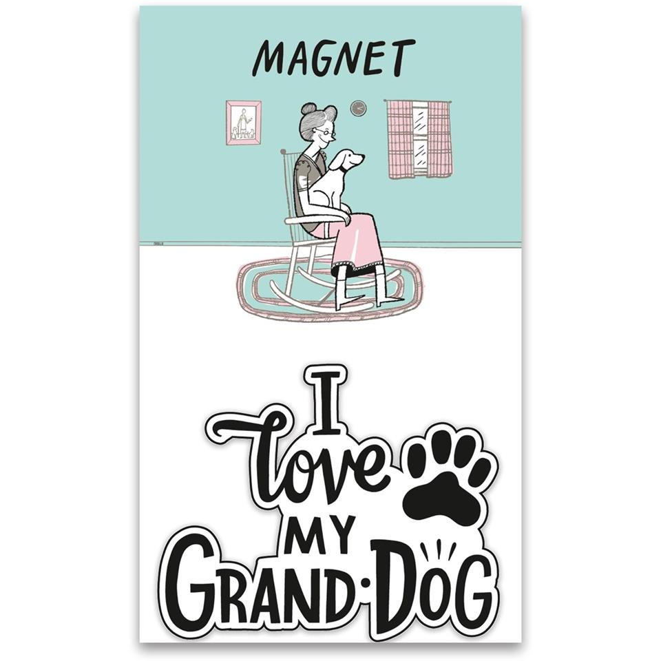 Magnet- I Love My Grand-Dog