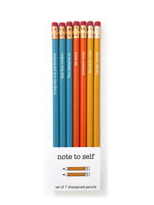 Pencil Set - Note to Self
