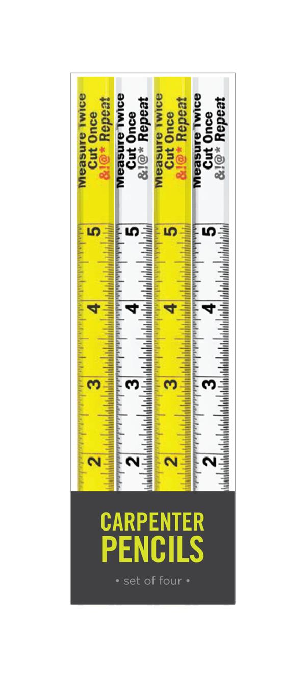 Carpenter Pencil Set - Measure Twice