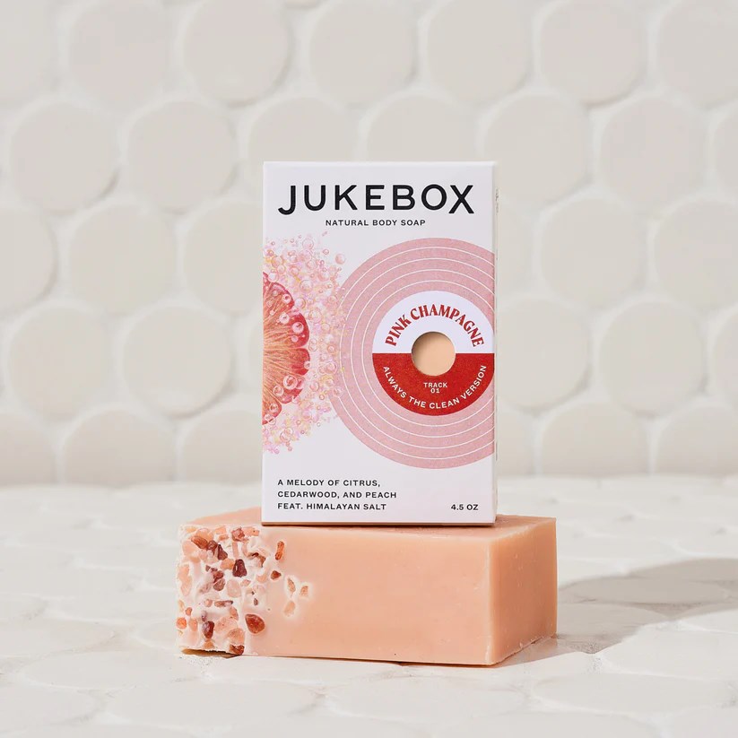 Jukebox Bar Soap - Pink Champagne