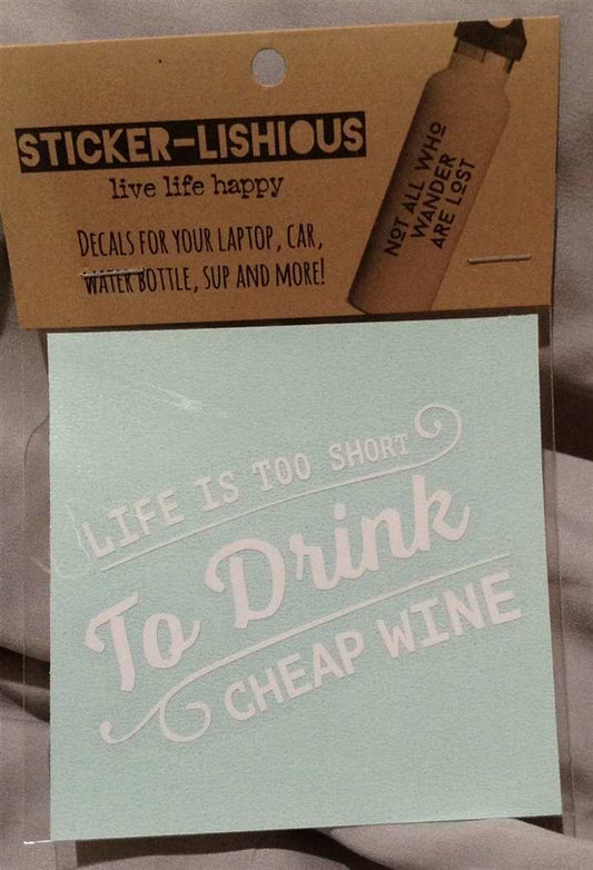 Sticker - Cheap Wine