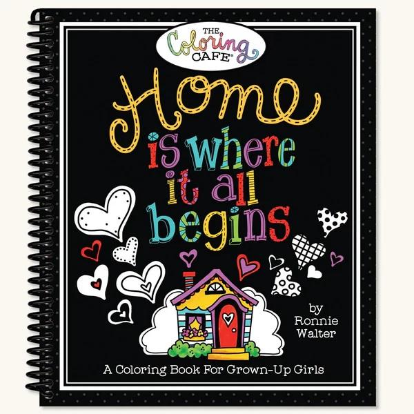 Book, Coloring - Home is Where it All Begins