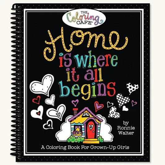 Book, Coloring - Home is Where it All Begins