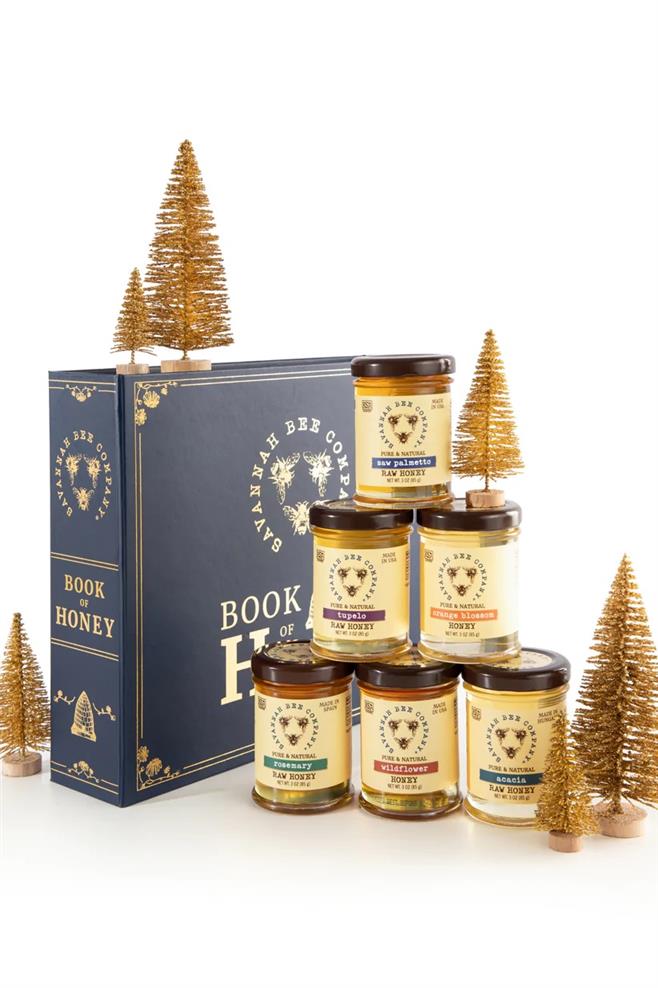 Savannah Bee - Book of Honey 6 Piece Set - 3oz Jars