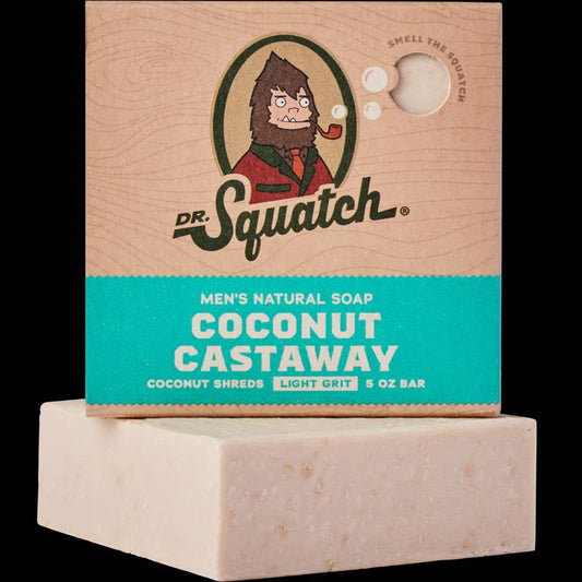 Dr. Squatch-Mens Bar Soap-Coconut Castaway