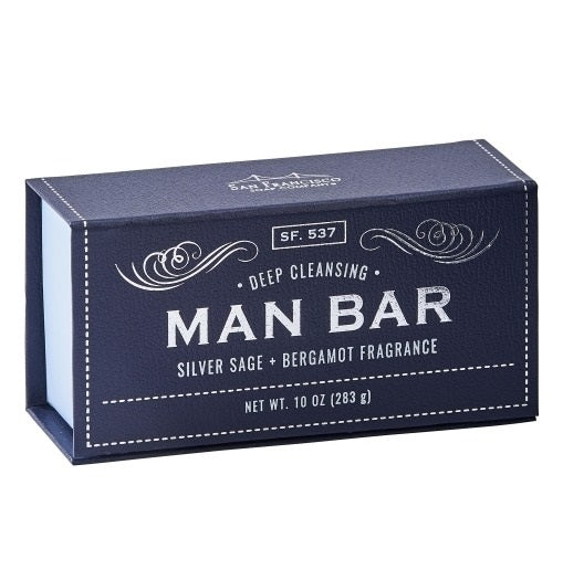 Man Bar - Silver Sage & Bergamot (Deep Cleaning)