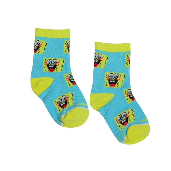 Kid's Socks - Size 4-7 - Spongebob All Over