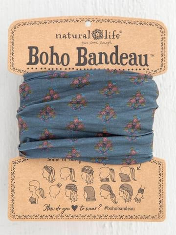 Headband - Boho Bandeau Full - Char Pink Block