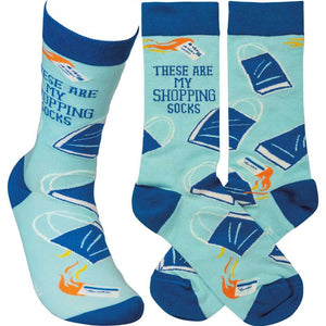 Women's Socks - These are My Shopping Socks
