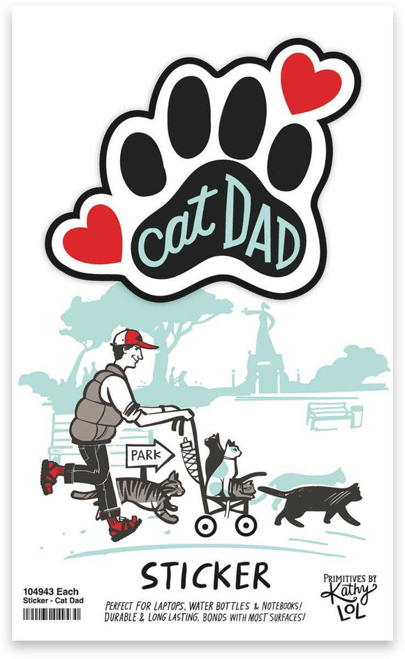 Sticker - Cat Dad