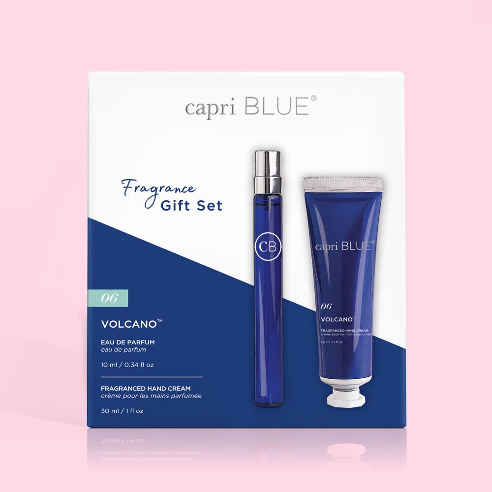 Capri Blue - Fragrance Gift Set W/Mini Hand Cream and Parfum Spray Pen - Volcano